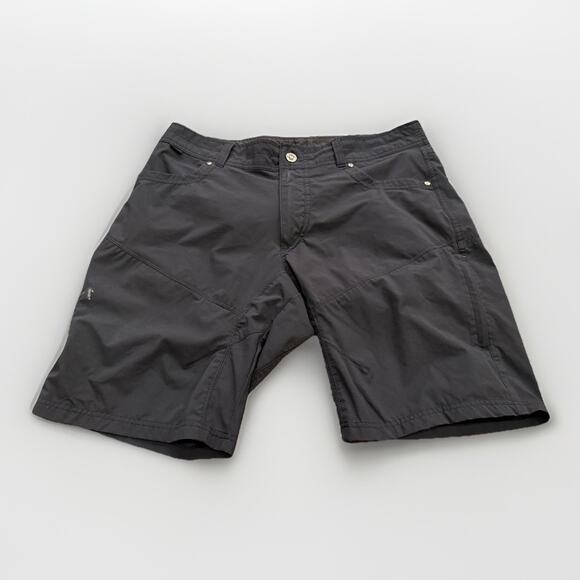 Kuhl Mens Dark Gray Stretch Hiking Outdoor Quick Dry Utility Shorts Size 36 - Picture 1 of 11